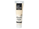 100ML ACRYLIC PAINT TUBE- CREAM