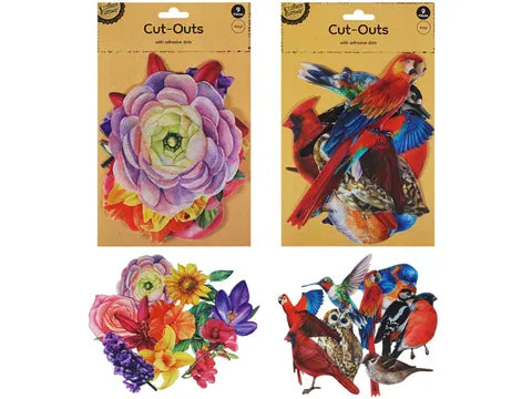1pack ADHESIVE VINYL CUT OUT 9Pcs