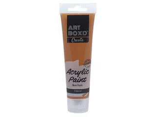 100ML ACRYLIC PAINT TUBE- MOCHA