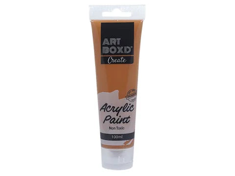 100ML ACRYLIC PAINT TUBE- MOCHA