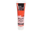 100ML ACRYLIC PAINT TUBE- RED