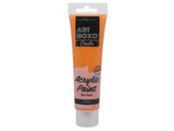 100ML ACRYLIC PAINT TUB- ORANGE