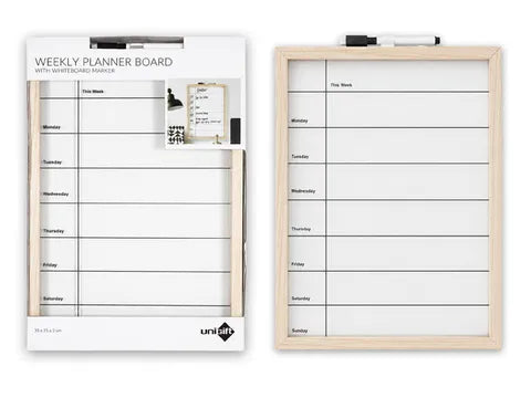 WEEKLY PLANNER BOARD W/MARKER