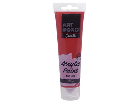 100ML ACRYLIC PAINT TUB- MAROON