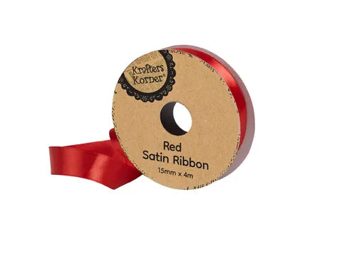1pc SATIN BROWN RIBBON 25MMX3M