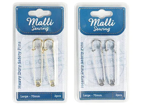 1pack SAFETY PINS HEAVY DUTY 2Pcs