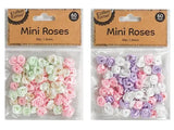 1pack MINI CRAFT ROSES/60 Assorted colour