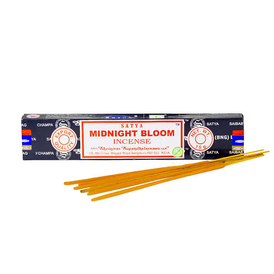 1 pack Satya Perfumed Incense Sticks - Midnight Bloom