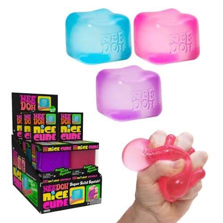 1pc NEEDOH Squishy Cube CLEAR, PEANUT & FANTA Assorted Designs