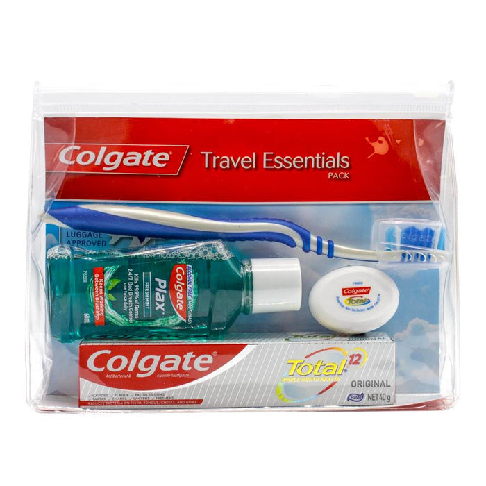 COLGATE ORAL CARE TRAVEL PACK 4PCS