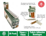 Bandage Fabric Adhesive 76mm x 19mm 30pk