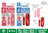 Bandage Kids Adhesive 50pk