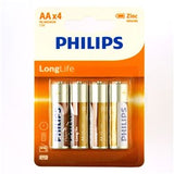 Battery Pk4 Aa Longlife H/D Philips