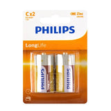 Battery Pk 2 Size C Longlife H/D Philips