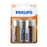 Battery Pk 2 Size D Longlife Philips