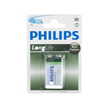 Battery Pk 1x9 Volt Longlife H/D Philips