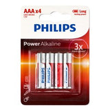 Battery Pk 4 Aaa Alkaline Philips