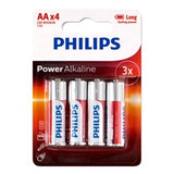 Battery Pk 4 Aa Alkaline Philips