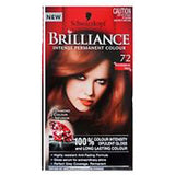 Schwarzkopf Brilliance Intense Permanent Hair Colour 72 Intensive Red