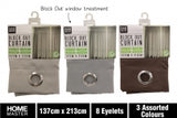 Block Out Curtain 137cm X 213cm