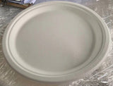 10 Inch 260mm Sugarcane Disposable Dinner Plates Party Wedding