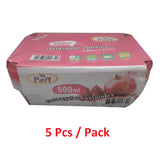 500ml Take Away Containers : 5 Pcs