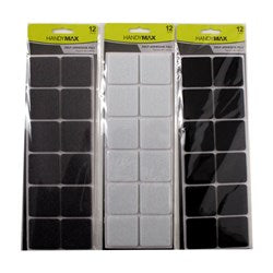 1 pack Felt Adhesive Square Shape Pk12