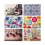 Placemat PVC 6 Asstd Designs 430x285mm