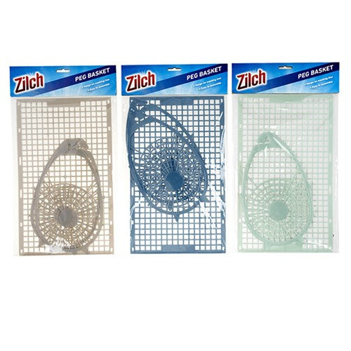 1pc Peg Basket 3 Assorted Colors