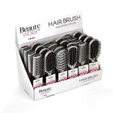 Hair Brush 21.5cm 4 Asstd Styles PDQ