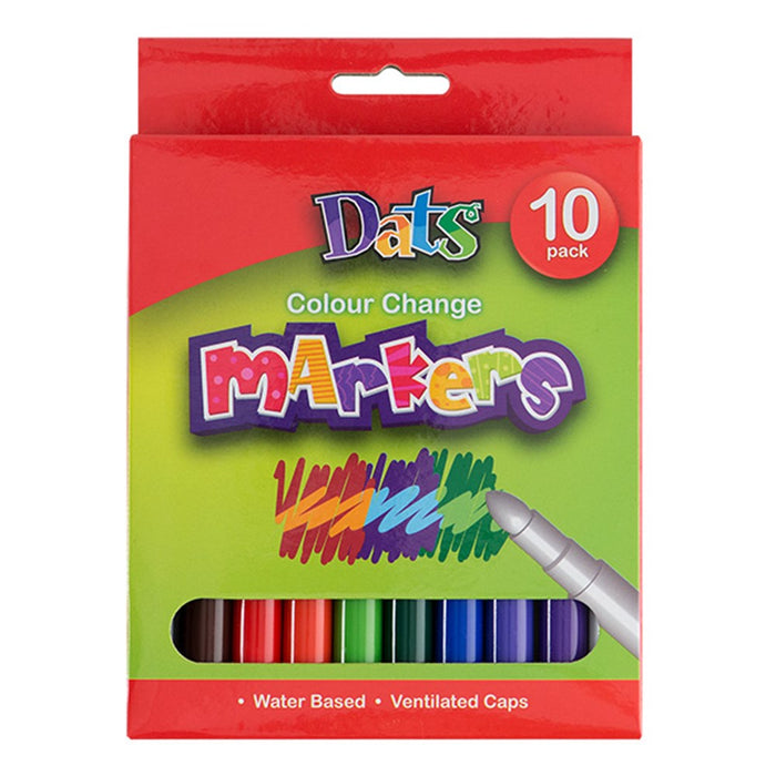 Marker Colour Change 10pk 9pc Color Changing Marker