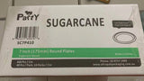 7 Inch 180mm Sugarcane Plates Disposable Party Wedding Cheap