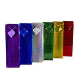 Gift Bag Holographic Bottle 10x33x8cm 5 Asstd