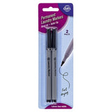 1pack Marker Laundry 2pcs Black Ink