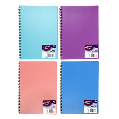1pc Notebook Basic PP Col A4 120pg