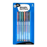 Pen Gel Metallic 6pk