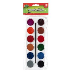 1pack Paint Set 12 Colors Metallic W Brush