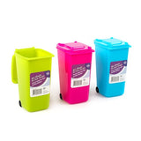 Bin Wheelie Mini Storage Desk Accessory 3 Asstd Cols