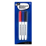 Whiteboard Marker 3pk Assorted Colour