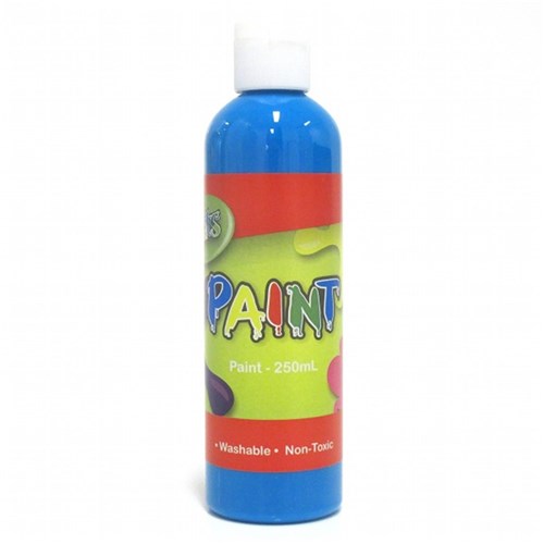 Paint Washable Bottle 250ml Tempera Blue
