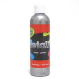Paint Washable Bottle 250ml Metallic Silver