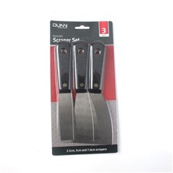 Scraper Wall Set 3 Plastic Handle