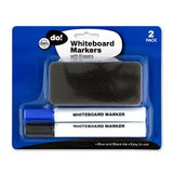 Whiteboard Marker Pk2 W Eraser