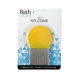 Comb Nit Stainless Steel 1pk Asstd Cols