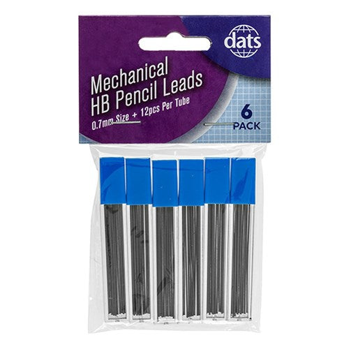 Lead Pencil Mechanical HB 6pcs 0.7mm