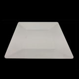 Melamine Plate Square White 30x30cm