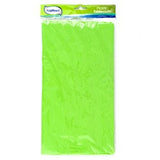 Tablecloth Plastic 137x274cm Lime Green