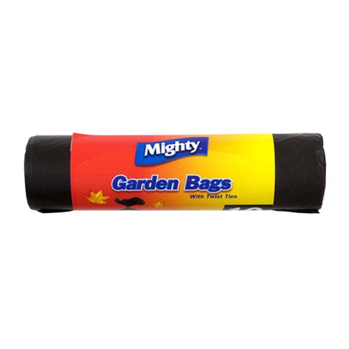 Garbage Bags Black 76L Pk10 80x90cm