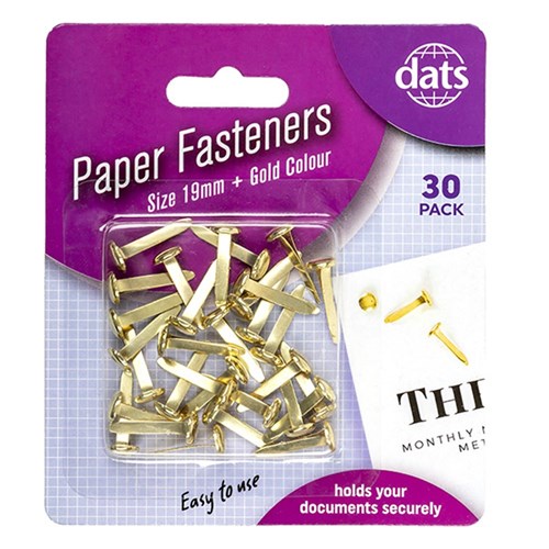1pack Fastener Brass 19mm 30pcs