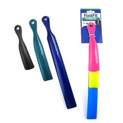 Shoe Horn 3 Sizes Assorted Colors